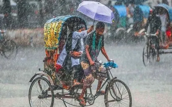 বরিশালসহ দেশের বিভিন্ন অঞ্চলে ভারি বর্ষণ-বজ্রবৃষ্টির আভাস